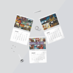 Wiro Bound Drilled Calendars