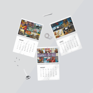Wiro Bound Drilled Calendars