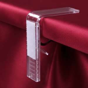 Adjustable Table Clip – Transparent – With Fastener