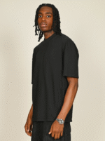 Casual Ringspun Combed 180 Acid Wash Oversize Extended Neck T