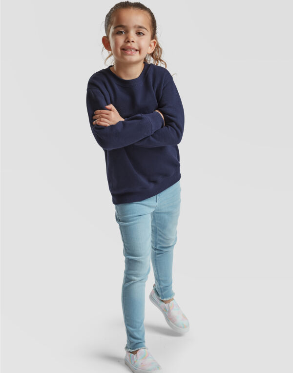 62041 Fruit Of The Loom Kid's Classic Set-In SweatColour