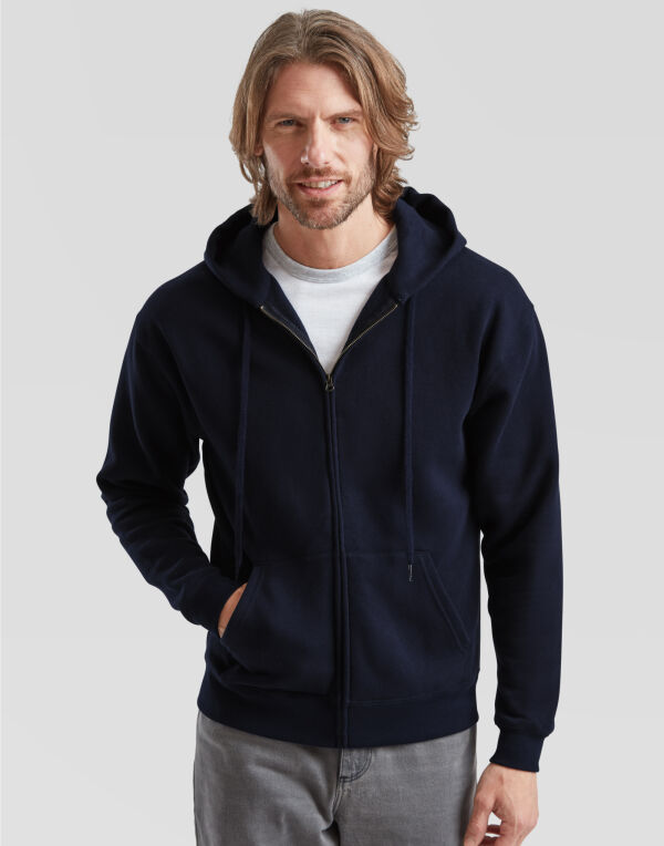 62034 Fruit Of The Loom Men's Premium Hooded Sweat JacketColour