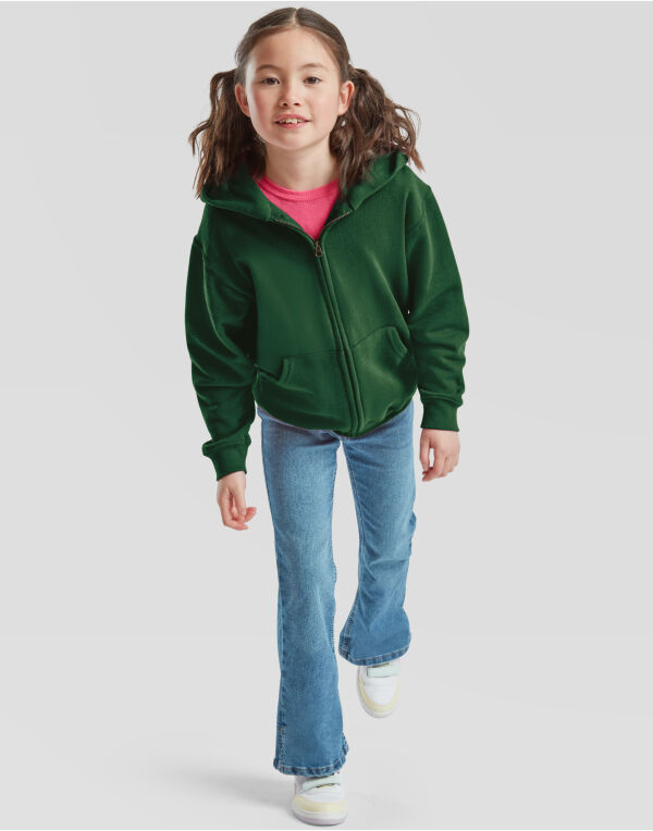 62045 Fruit Of The Loom Kid's Classic Hooded Sweat JacketColour