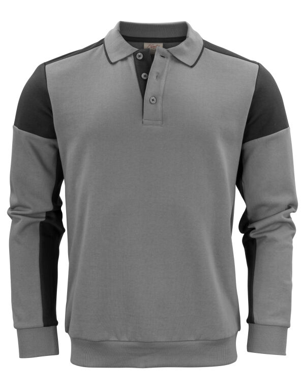PP2262060 Printer Prime Long Sleeve Polo SweatshirtColour